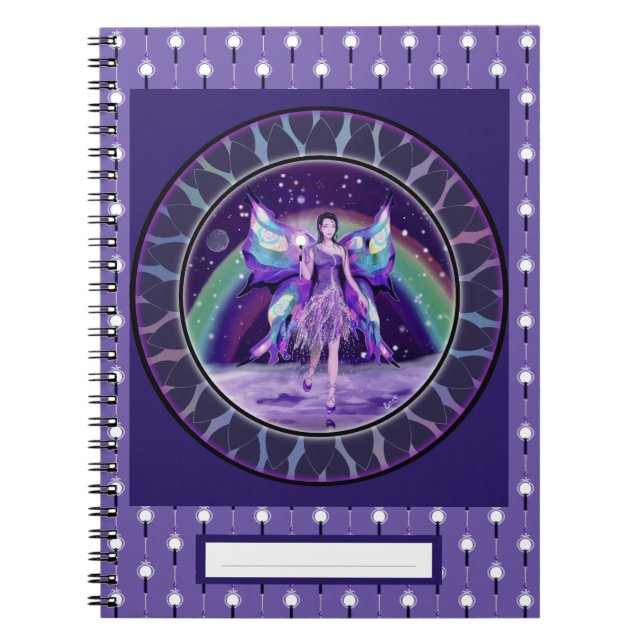 Caderno Espiral Fada Rain Puro (Frente)