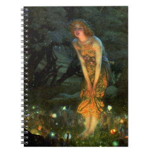 Caderno Espiral Fadas do Círculo Láteo Fairies no meio da véspera