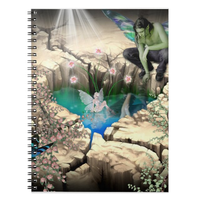 Caderno Espiral Faerie em Elven Pond (Frente)