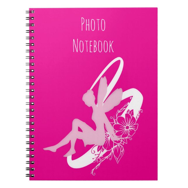 Caderno Espiral Fairy Flower Spiral Photo Notebook (Frente)