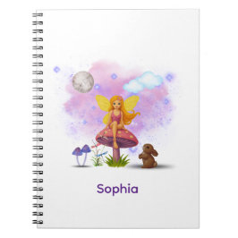Caderno Espiral Fairy Garden Notebook Birthday Gift