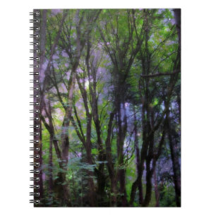 Caderno Espiral Fairy Lights Surreal Forest