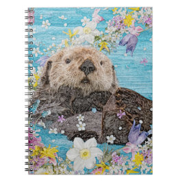 Caderno Espiral Fairytale Otter no Rio das Flores