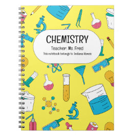 Caderno Espiral Faísca A Sua Ciência! Uma QUÍMICA Personalizada