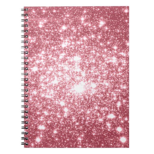Caderno Espiral Faísca Rosa (Frente)