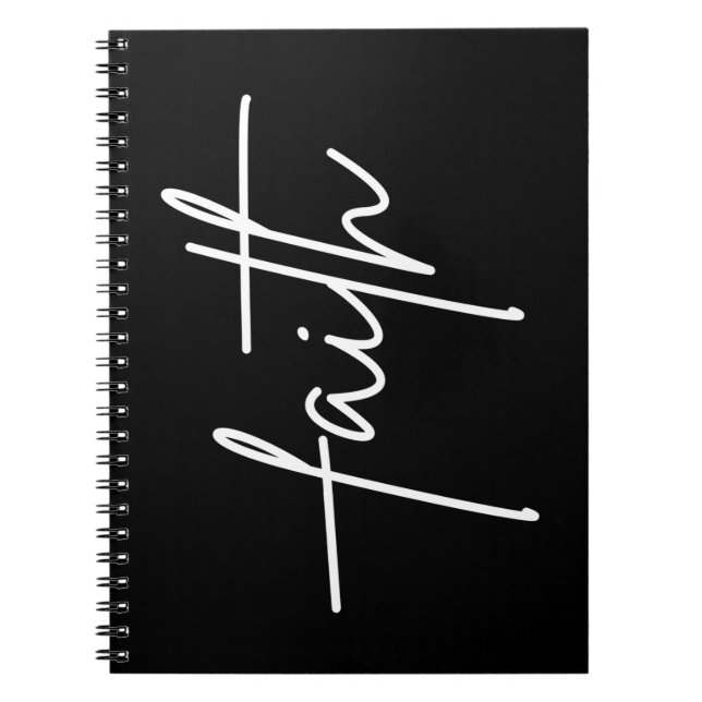 Caderno Espiral Faith (Frente)