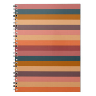 Caderno Espiral Faixa de Cores d'Água Sunset