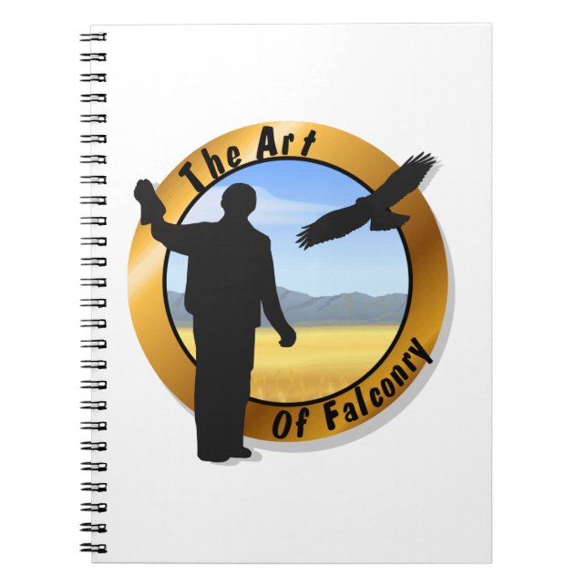 Caderno Espiral Falconer Medallion Round (Frente)