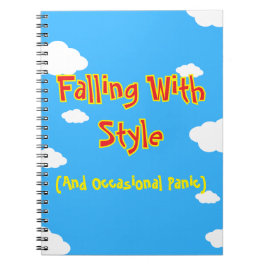 Caderno Espiral Falling With Style (And Occasional Panic)