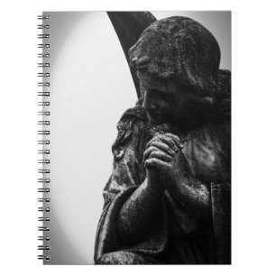 Caderno Espiral Falln Angel na oração