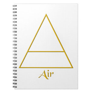 Caderno Espiral Falln Pagan Air Element Symbol