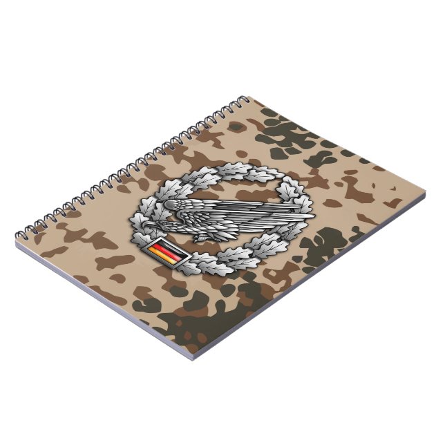 Caderno Espiral Fallschirmjägertruppe Barettabzeichen (Left Side)
