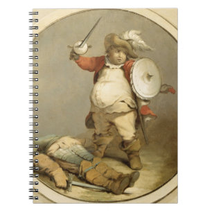 Caderno Espiral Falstaff com o corpo de Hotspur, c.1786 (óleo