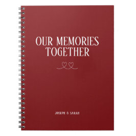 Caderno Espiral Falu Red Our Memories Juntos Notebook