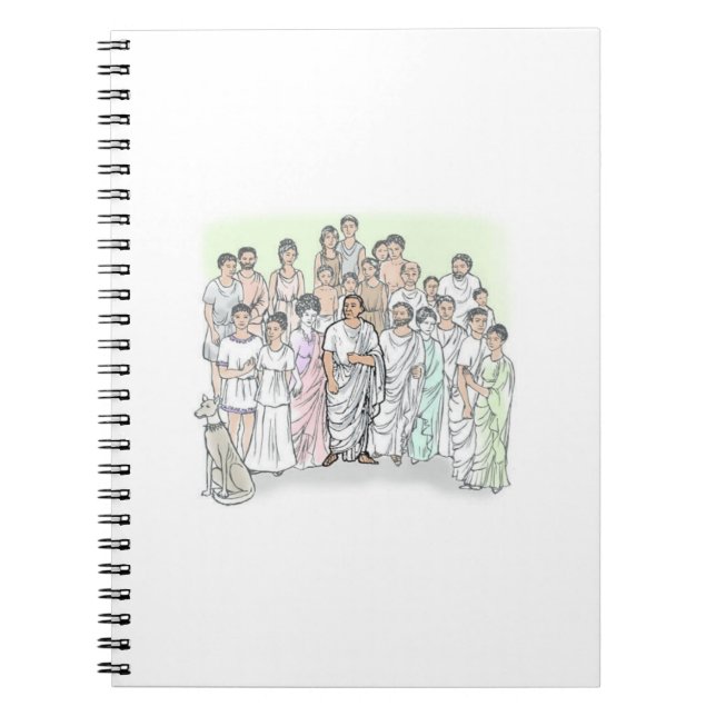 Caderno Espiral Familia Caecilii (Frente)