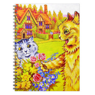 Caderno Espiral Família Cat no Jardim