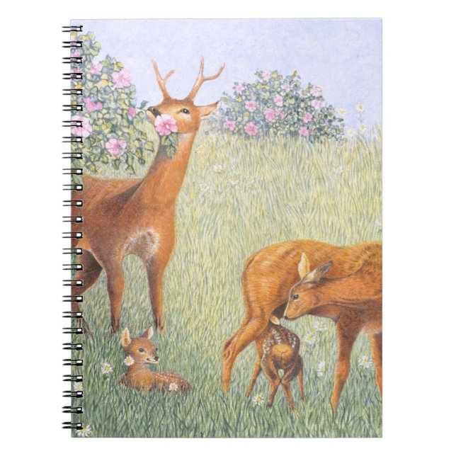Caderno Espiral Família dos cervos (Frente)