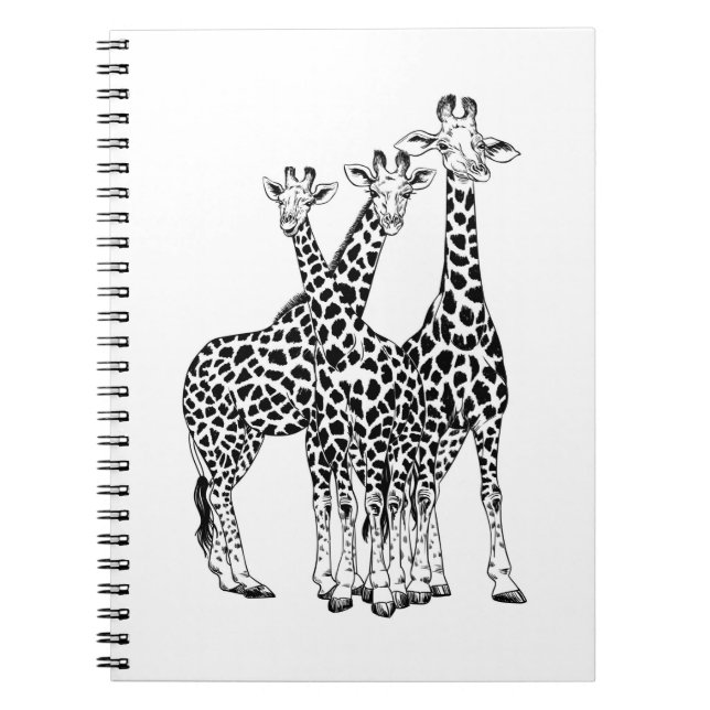 Caderno Espiral Família Giraffe (Frente)