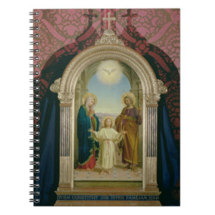 Caderno Espiral Família santamente, 1898 (tempera no painel)