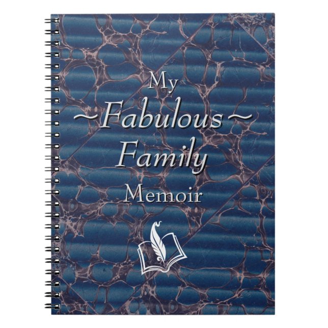 Caderno Espiral Family History Memoirs (Frente)