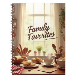 Caderno Espiral Family Recipes