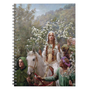 Caderno Espiral Famosa Rainha Guinevere (por John Collier)