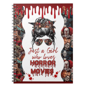 Caderno Espiral Fanatismo de Filme de Horror