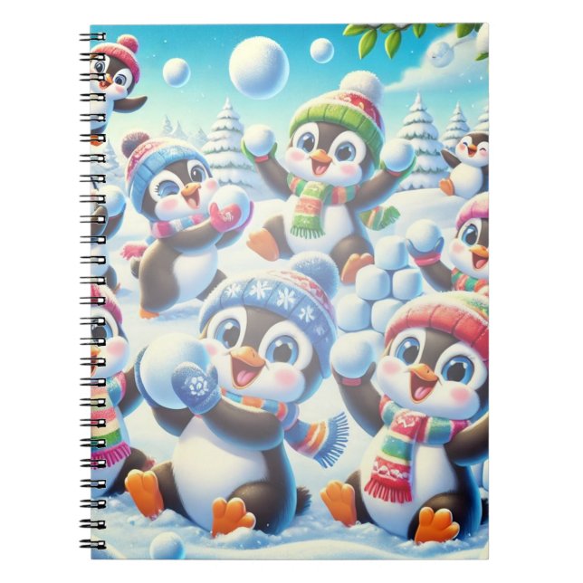 Caderno Espiral Fantasia de Inverno (Frente)