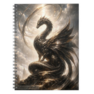 Caderno Espiral Fantasia do Guardião do Dragão Celestial