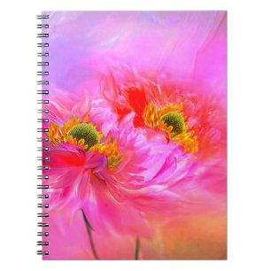 Caderno Espiral Fantasia floral