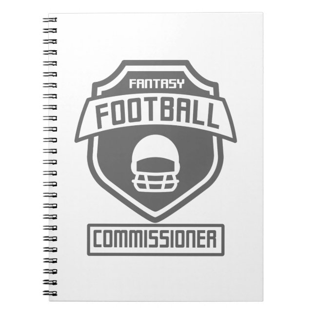Caderno Espiral fantasia-futebol-comissária-cinza-01 (Frente)