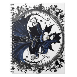 Caderno Espiral Fantasma azul