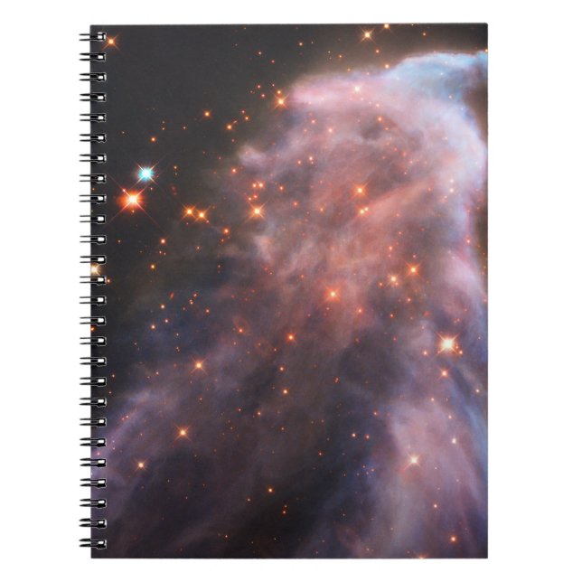 Caderno Espiral Fantasma da Nebulosa de Cassiopeia (Frente)