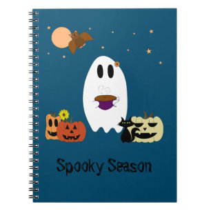 Caderno Espiral Fantasma e Chá