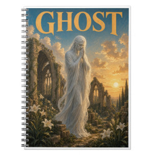 Caderno Espiral Fantasma, Monstro de Fantasia Gótica
