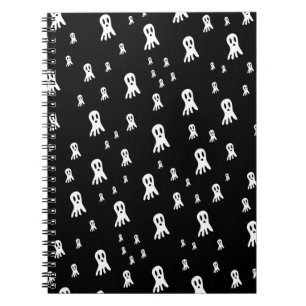 Caderno Espiral Fantasmas Sombrios de Halloween