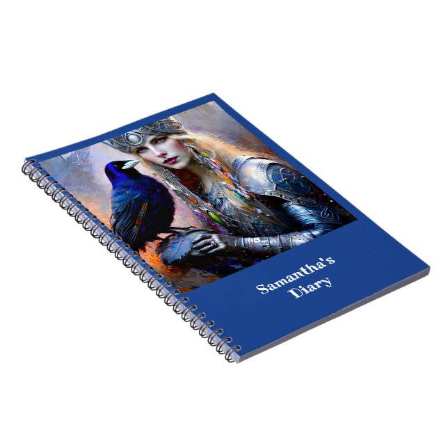 Caderno Espiral Fantasy Celtic Warrior Princess (Lado Direito)