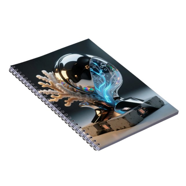 Caderno Espiral Fantasy Coral Journal (Lado Direito)