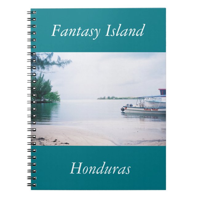 Caderno Espiral Fantasy Island Honduras (Frente)