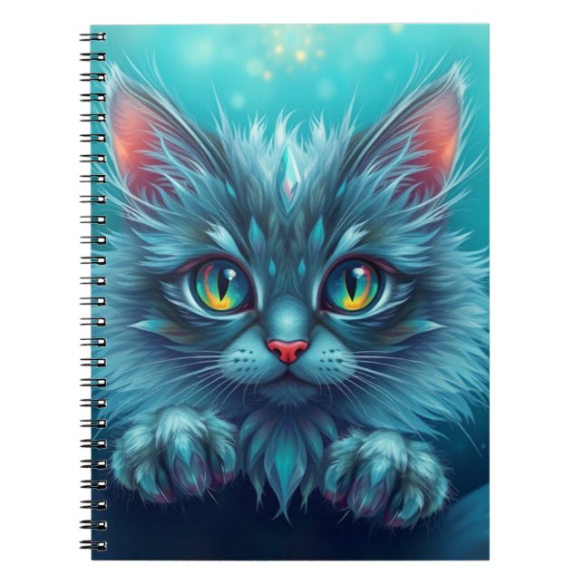 Caderno Espiral Fantasy Kitten (Frente)