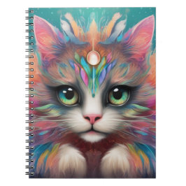Caderno Espiral Fantasy Kitten