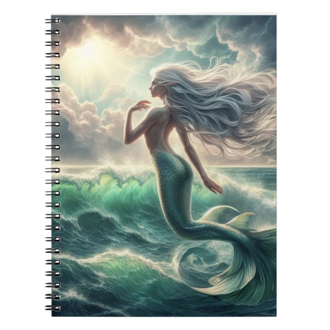 Caderno Espiral Fantasy Mermaid (Frente)