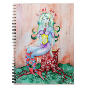 Caderno Espiral Fantasy Pixie Fairy Thunder_Cove