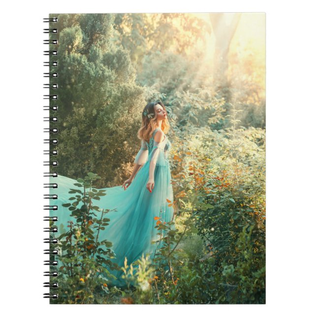 Caderno Espiral Fantasy Princess: Summer Nature Vintage. (Frente)