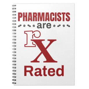 Caderno Espiral Farmacêuticos Engraçados São Classificados por rX