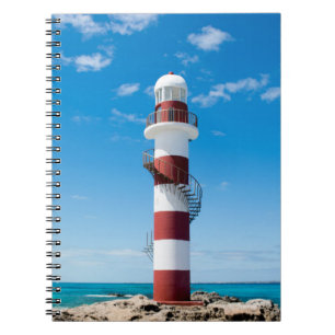 Caderno Espiral Faróis Cancun Quintana Roo México