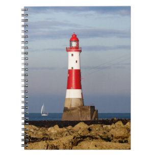 Caderno Espiral Faróis Farol de Beachy Head Inglaterra
