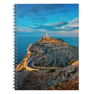 Caderno Espiral Faróis Ilhas Baleares, Espanha
