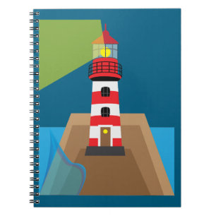 Caderno Espiral Farol