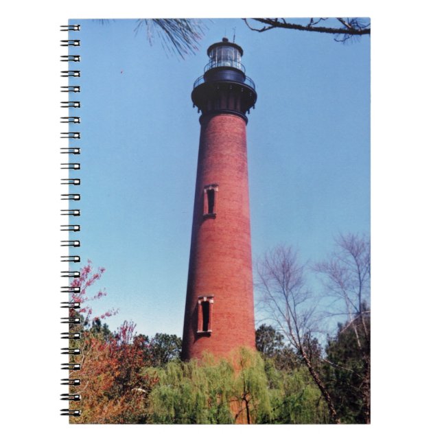 Caderno Espiral Farol Currituck (Frente)